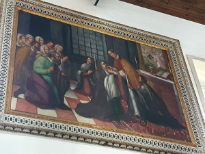 paintings in igreja de santo estevao