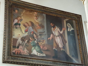 paintings in igreja de santo estevao
