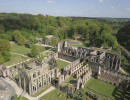 vue aerienne de l abbaye de villers la ville